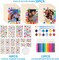30-Pack DIY Wooden Picture Frame Craft Kit – 7.5"x5.5" Photo Frames with 12 Paint Pens, 16 Sheets Crystal Diamond Stickers for Thanksgiving, Christmas, and Holiday Crafts
